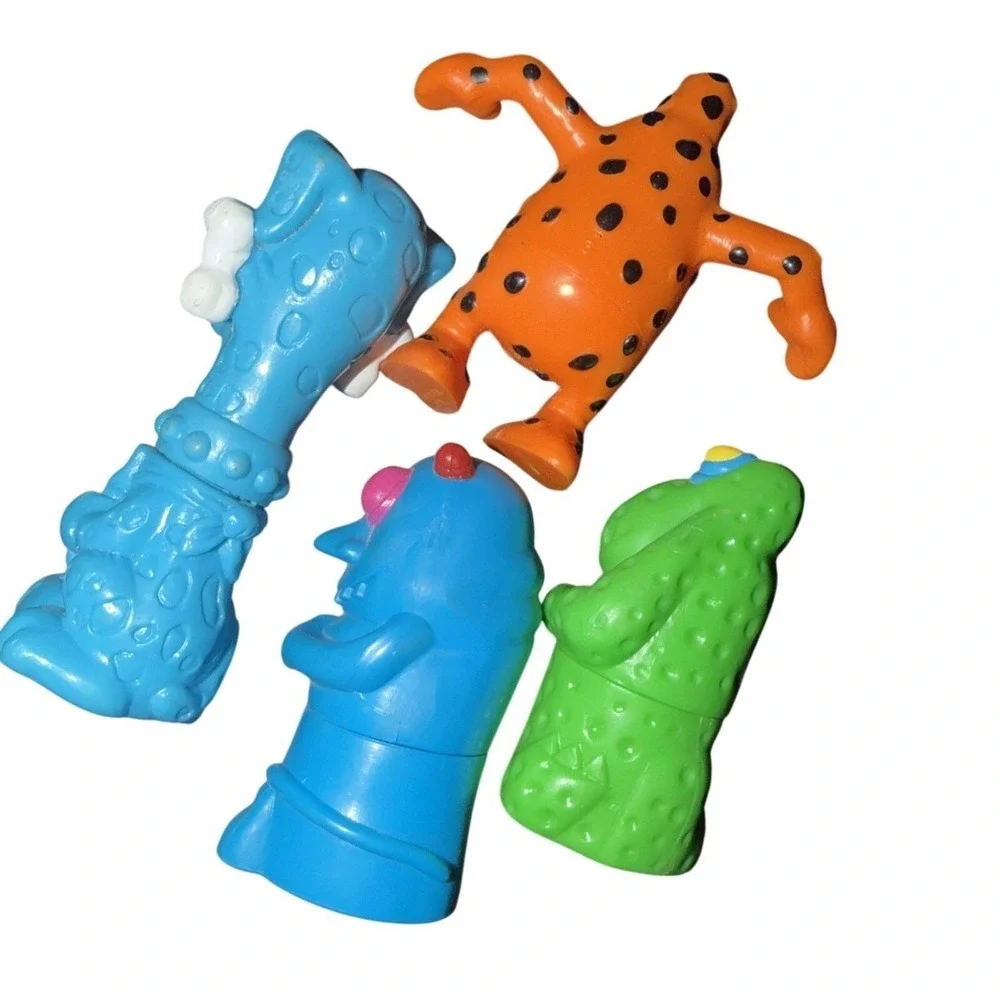 1991 Burger King Kids - Freaky‎ Fellas Funsters Lifesavers Set Of 4